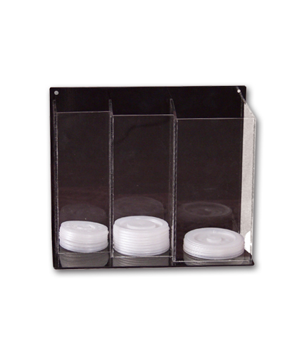 Lid Dispenser Three Compartments